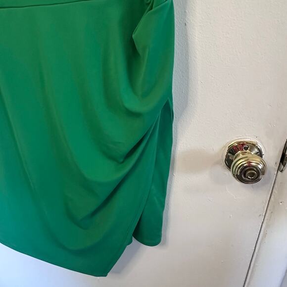 New womans future collective green ruched above knee dress size large - Picture 8 of 8